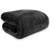 Bestlivings Kuscheldecke Teddy Fleece Sherpa Flanell 150 x 200 cm Schwarz
