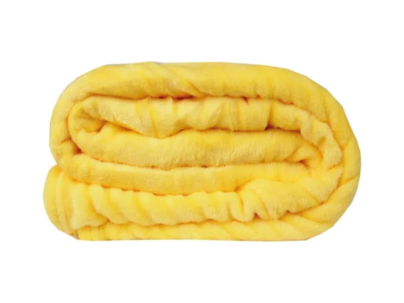Bestlivings Kuscheldecke Celina 2er Pack Gelb 180 x 220 cm