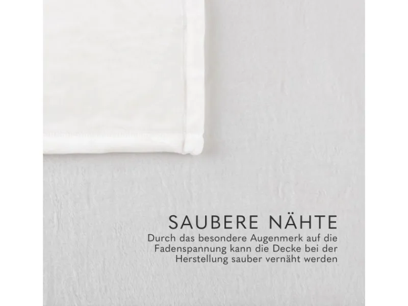 Sale Bestlivings Kuscheldecke Cashmere Touch 200 x 220 cm Offwhite
