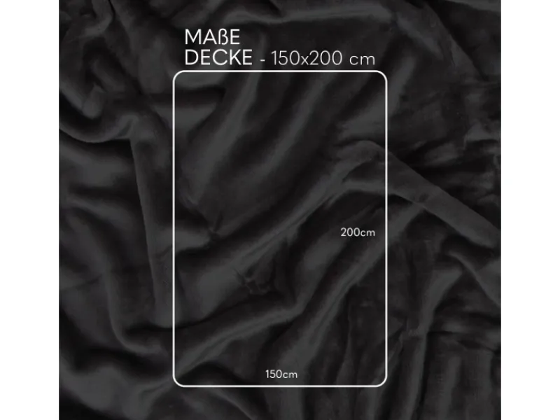 Bestlivings Kuscheldecke Cashmere Touch 150 x 200 cm