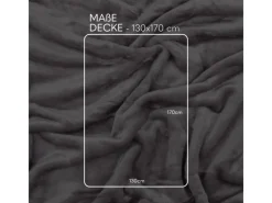 Bestlivings Kuscheldecke Mirabella Cashmere Touch 130 x 170 cm
