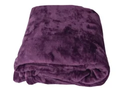 Best Bestlivings Kuscheldecke Celina 2er Pack 80 x 120 cm Violett