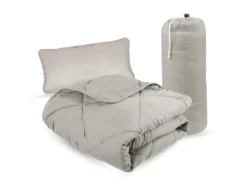 Bestlivings Reise Bettenset 2 Teilig Hellgrau