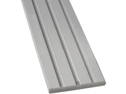 New Bestlivings Seitendeckel für Aluminium Vorhangschiene 3 bis 4 Lauf Silber