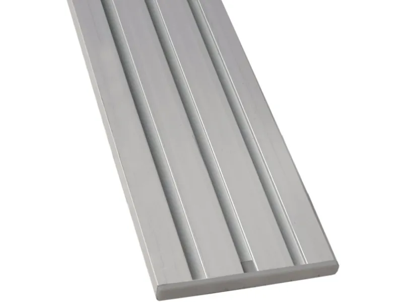 New Bestlivings Seitendeckel für Aluminium Vorhangschiene 3 bis 4 Lauf Silber