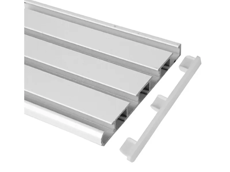 Hot Bestlivings Seitendeckel für Aluminium Vorhangschiene Weiß 3 bis 4 Lauf
