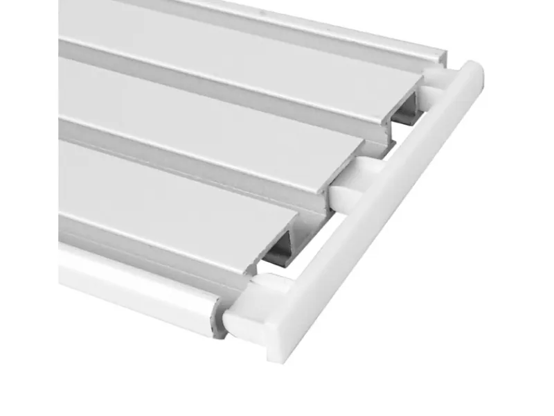 Hot Bestlivings Seitendeckel für Aluminium Vorhangschiene Weiß 3 bis 4 Lauf