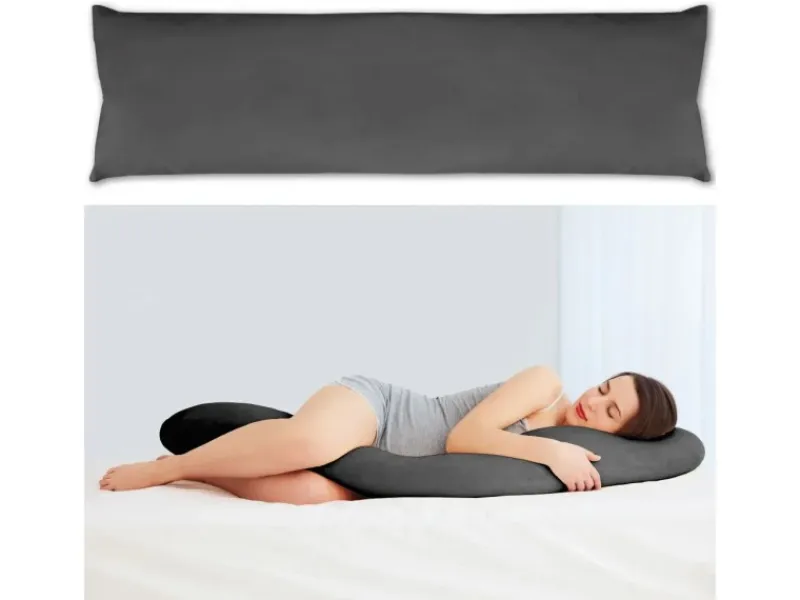 Clearance Bestlivings Seitenschläfer Kissenhülle 40 x 140 cm Anthrazit