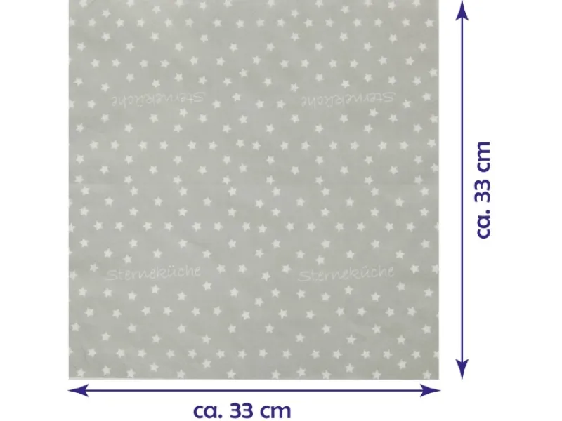 Bestlivings Servietten 33 x 33 cm 3 Lagig 20er Pack Sterneküche