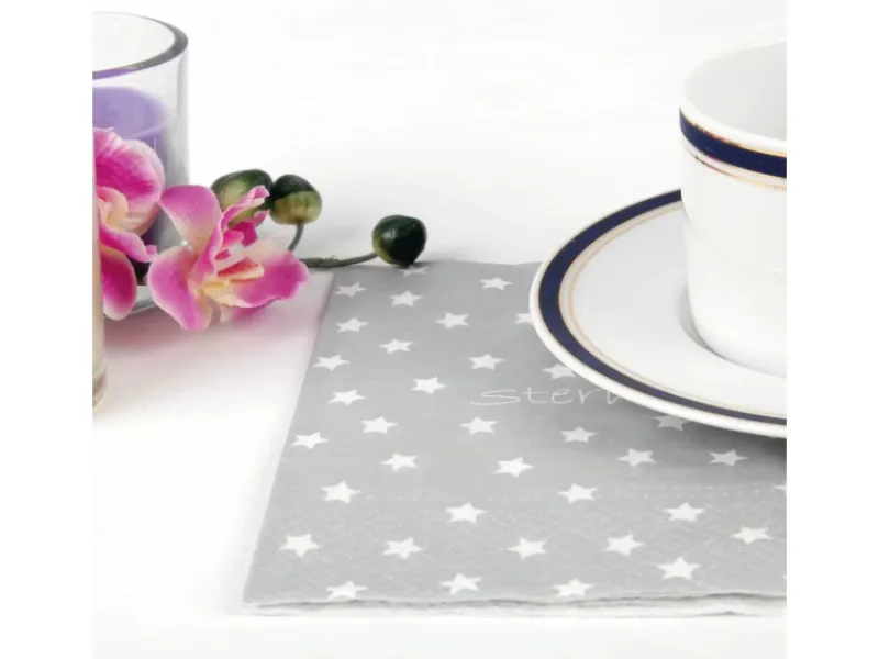 Bestlivings Servietten 33 x 33 cm 3 Lagig 20er Pack Sterneküche