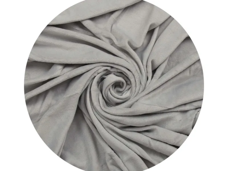 Bestlivings Spannbettlaken Cashmere Touch - 100 x 200 cm Silber