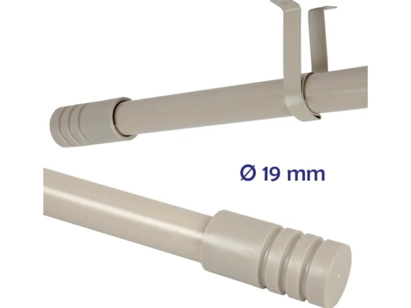 Online Bestlivings Stilgarnitur Modern Ausziehbar 115 bis 200cm Taupe