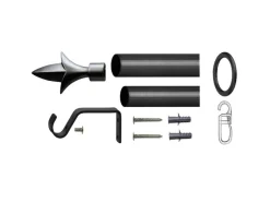 Online Bestlivings Stilgarnitur Set Ausziehbar 120 bis 230 cm Lilie Schwarz