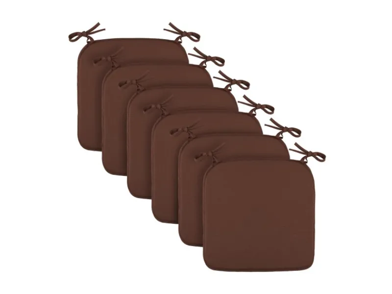 Bestlivings Stuhlkissen Canvas 38 x 38 x 2 cm 6er Pack