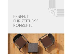 New Bestlivings Stuhlkissen Canvas 38 x 38 x 2 cm 2er Pack Schoko