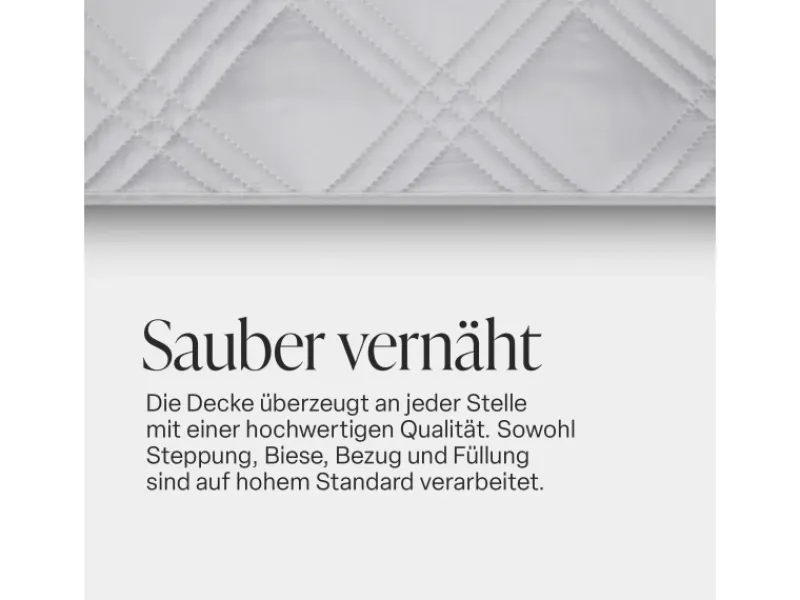 Bestlivings Tagesdecke Uni 220 x 240 cm Hellgrau