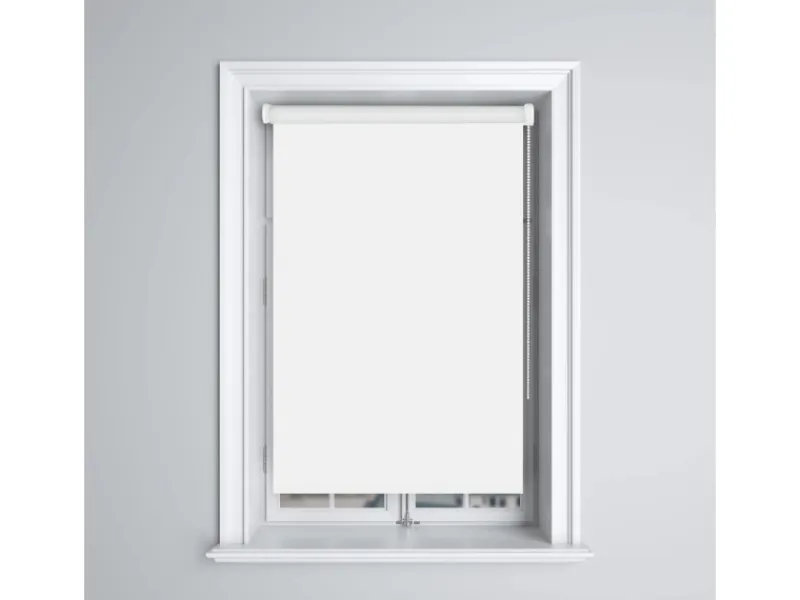 Bestlivings Thermorollo Verdunkelungsrollo mit Klemmträger 100 x 150 cm Weiß
