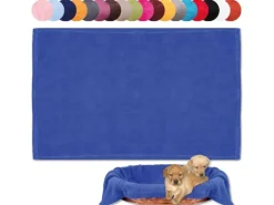 Bestlivings Tierdecke Hundedecke Mikrofaser 90 x 140 cm Blau