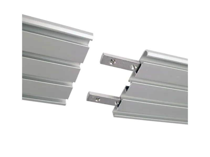 Bestlivings Verbinder für Aluminium Vorhangschiene Weiß 3 bis 4 Lauf