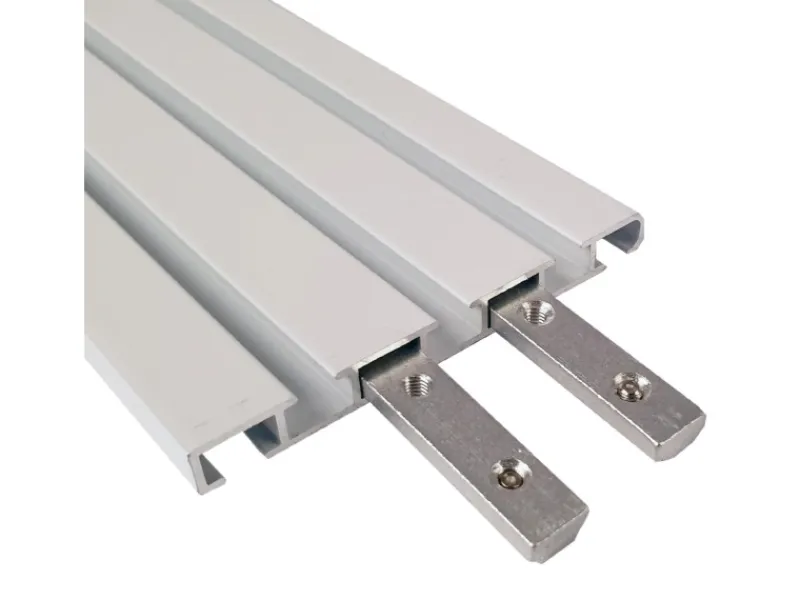 Sale Bestlivings Verbinder für Aluminium Vorhangschiene Silber 1 bis 2 Lauf