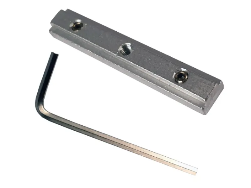 Bestlivings Vorhangschiene 240 cm Aluminium Silber 4 Lauf / 2 x 120 cm