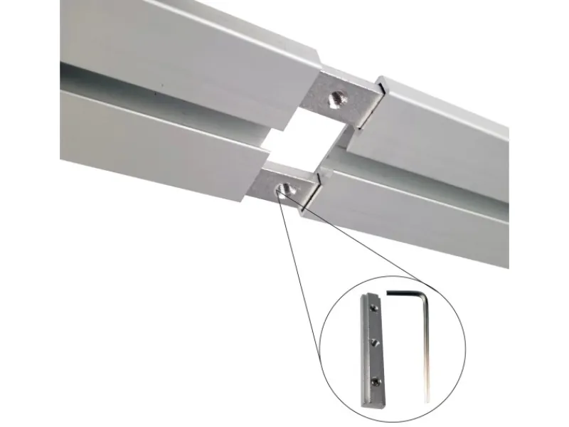 Sale Bestlivings Vorhangschiene 180 cm Aluminium inkl. Wandträger Silber 1 Lauf / 2 x 90 cm