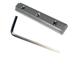 Discount Bestlivings Vorhangschiene 300 cm Aluminium Weiß 2 Lauf / 120 cm & 2 x 90 cm