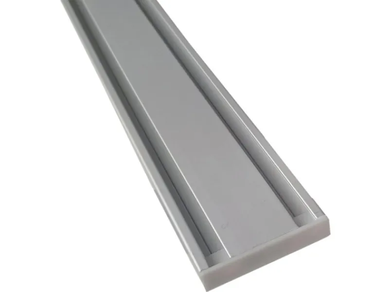 Bestlivings Vorhangschiene 300 cm Aluminium Silber 2 Lauf / 120 cm & 2 x 90 cm