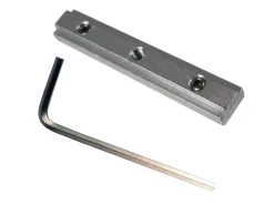 Bestlivings Vorhangschiene 360 cm Aluminium Weiß 3 Lauf / 3 x 120 cm