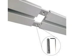 Discount Bestlivings Vorhangschiene Aluminium Silber 1 Lauf 90 cm