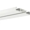 Clearance Bestlivings Vorhangschiene Aluminium Weiß 1 bis 2 Lauf 120 cm