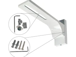 Sale Bestlivings Wandträger für Aluminium Vorhangschiene Weiß 3 bis 4 Lauf