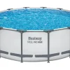 Discount Bestway Stahlrahmen-Pool Set Steel Pro Max Frame EU Ø 427 x 122cm Rund Lichtgrau