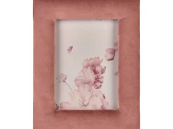 Bilderrahmen Blush Bordeaux MDF Samtoptik 13 cm x 18 cm