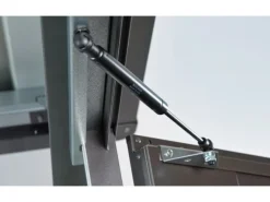 Biohort Metall-Gerätehaus HighLine 3,5 m² Doppeltür Quarzgrau-Metallic