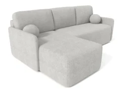 Sale Björn&Schiller Ecksofa mit Schlaffunktion und Bettkasten 212x92x142 cm Waschbarer Bezug Grau