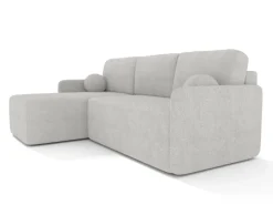 Sale Björn&Schiller Ecksofa mit Schlaffunktion und Bettkasten 212x92x142 cm Waschbarer Bezug Grau