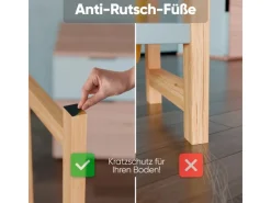 Björn&Schiller Getränkekistenregal für 4 Kisten – Regal aus Bambus und Metall mit Antirutschfüßen