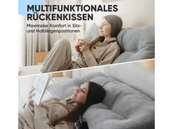 Outlet Björn&Schiller Rückenkissen 160 cm mit Waschbarem Bezug Grau