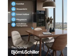 Björn&Schiller Tischschutzfolie 90x120 cm Transparent 2 mm PVC