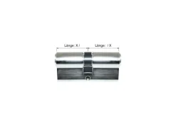 BKS Profilzylinder PZ 88 mit Einseitiger GF Baulänge 27/35