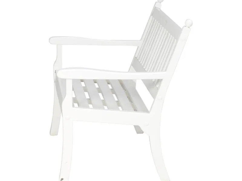 Blome 2er Bank Hohenzollern Weiß 69 cm x 115 cm x 88 cm
