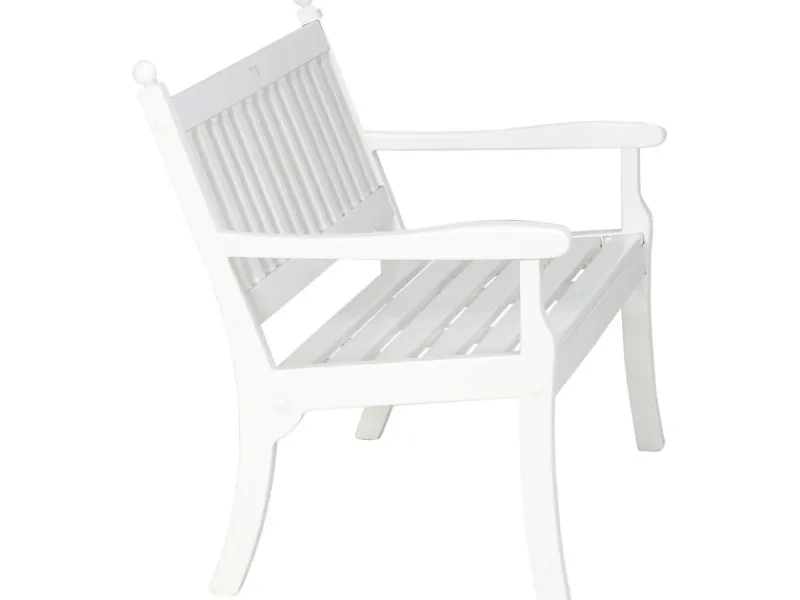 Blome 2er Bank Hohenzollern Weiß 69 cm x 115 cm x 88 cm