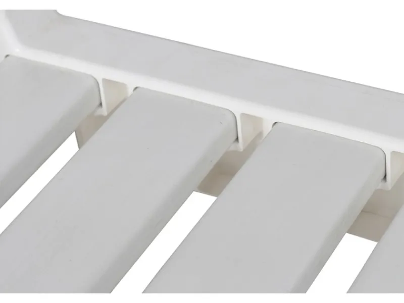 Blome 2er Bank Hohenzollern Weiß 69 cm x 115 cm x 88 cm