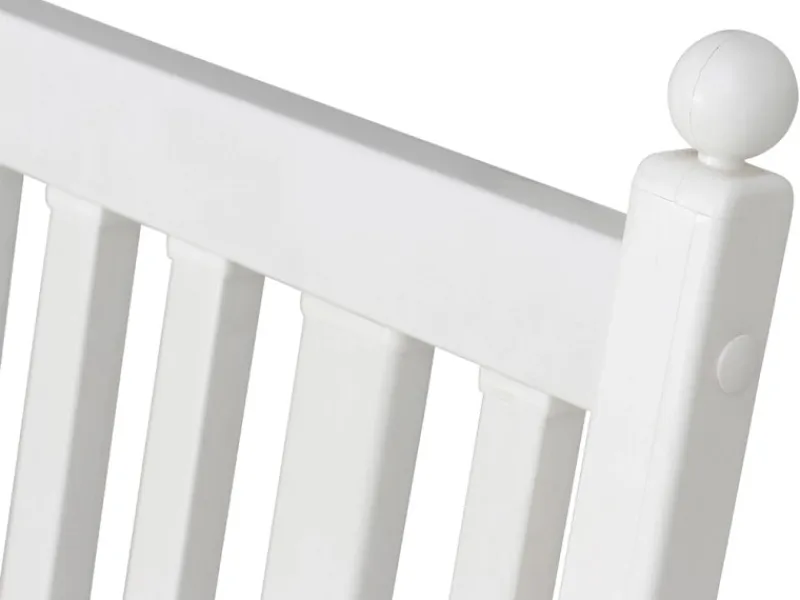 Blome 2er Bank Hohenzollern Weiß 69 cm x 115 cm x 88 cm