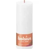 Bolsius Rustik-Kerze Shine 190/68 mm Wolkiges Weiß
