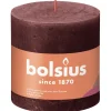 Online Bolsius Rustik-Kerze Shine 100/100 mm Samtrot