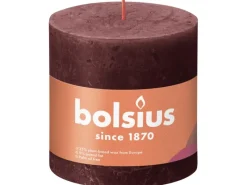 Online Bolsius Rustik-Kerze Shine 100/100 mm Samtrot