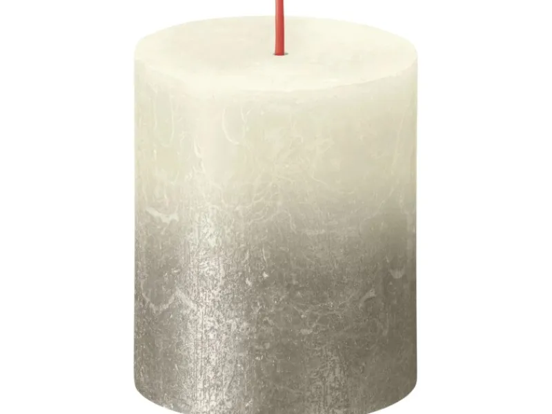 Bolsius Rustik-Kerze Sunset 80/68 mm -Champagner Perle