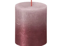 Bolsius Rustik-Kerze Sunset 80/68 mm Eschenrose-Rot